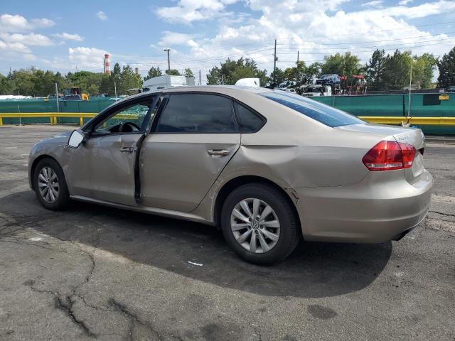 1VWAS7A31FC008547 - 2015 VOLKSWAGEN PASSAT S GOLD photo 2