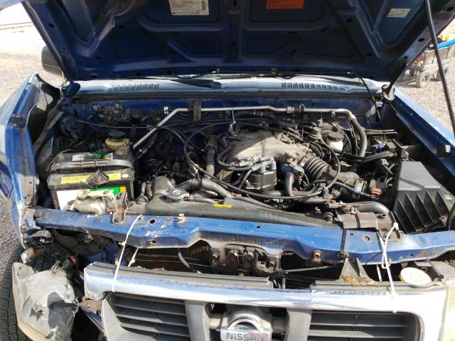 1N6ED26Y9XC300032 - 1999 NISSAN FRONTIER KING CAB XE BLUE photo 12