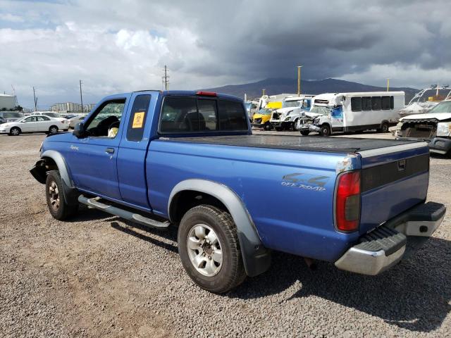 1N6ED26Y9XC300032 - 1999 NISSAN FRONTIER KING CAB XE BLUE photo 2