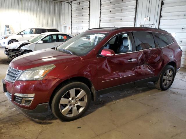 1GNKRJKD7FJ118223 - 2015 CHEVROLET TRAVERSE LTZ BURGUNDY photo 1