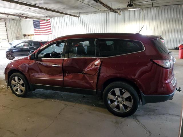 1GNKRJKD7FJ118223 - 2015 CHEVROLET TRAVERSE LTZ BURGUNDY photo 2