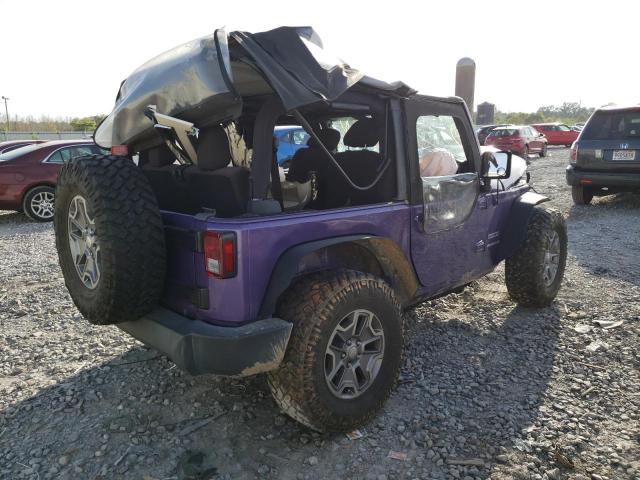 1C4AJWAG5HL726852 - 2017 JEEP WRANGLER SPORT PURPLE photo 3