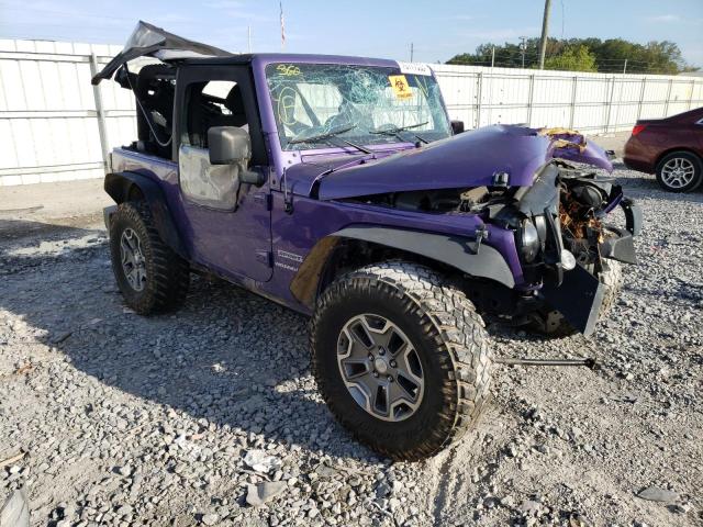 1C4AJWAG5HL726852 - 2017 JEEP WRANGLER SPORT PURPLE photo 4