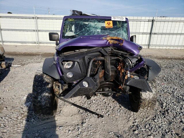 1C4AJWAG5HL726852 - 2017 JEEP WRANGLER SPORT PURPLE photo 5