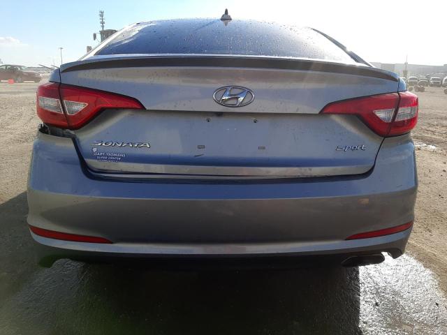 5NPE34AF0FH243617 - 2015 HYUNDAI SONATA SPO SILVER photo 6