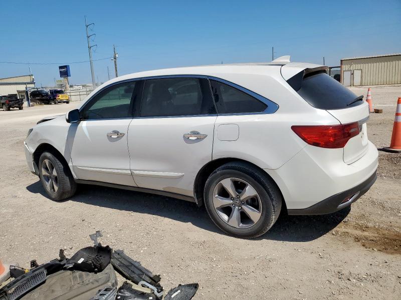 5FRYD3H29EB003260 - 2014 ACURA MDX WHITE photo 2