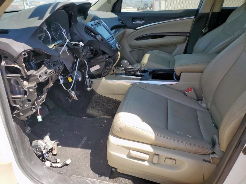 5FRYD3H29EB003260 - 2014 ACURA MDX WHITE photo 7