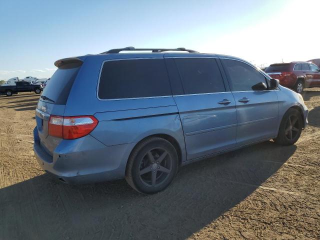 5FNRL38846B065616 - 2006 HONDA ODYSSEY TOURING BLUE photo 3