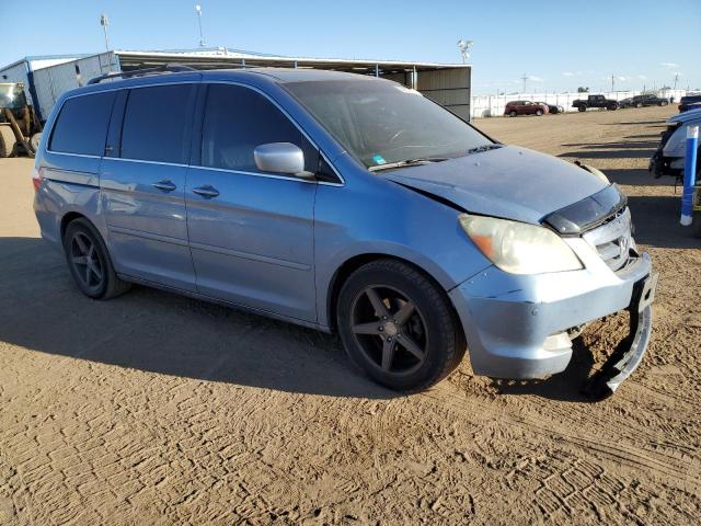 5FNRL38846B065616 - 2006 HONDA ODYSSEY TOURING BLUE photo 4