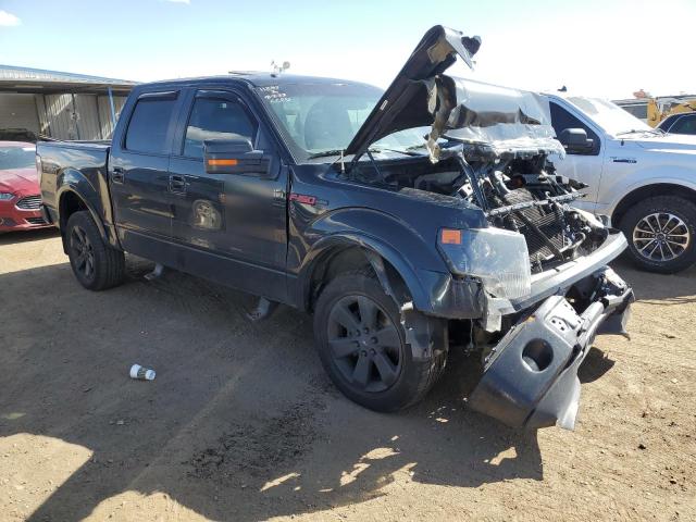 1FTFW1EF4DFB98368 - 2013 FORD F150 SUPERCREW BLACK photo 4