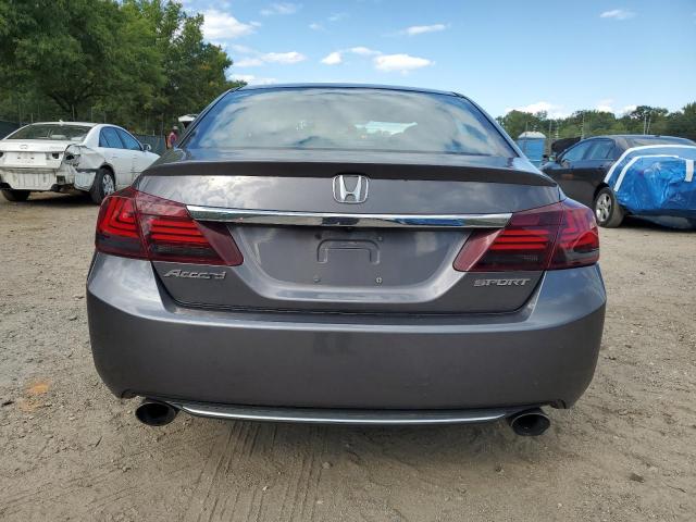 1HGCR2F5XFA033061 - 2015 HONDA ACCORD SPORT GRAY photo 6