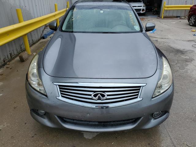 JN1DV6AR1BM650781 - 2011 INFINITI G25 GRAY photo 5