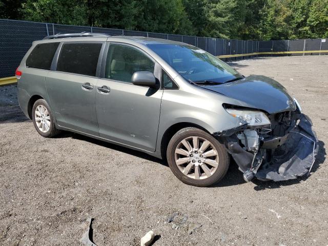 5TDDK3DC9BS017106 - 2011 TOYOTA SIENNA XLE GREEN photo 4