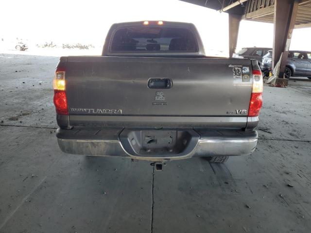 5TBET34156S538306 - 2006 TOYOTA TUNDRA DOUBLE CAB SR5 GRAY photo 6