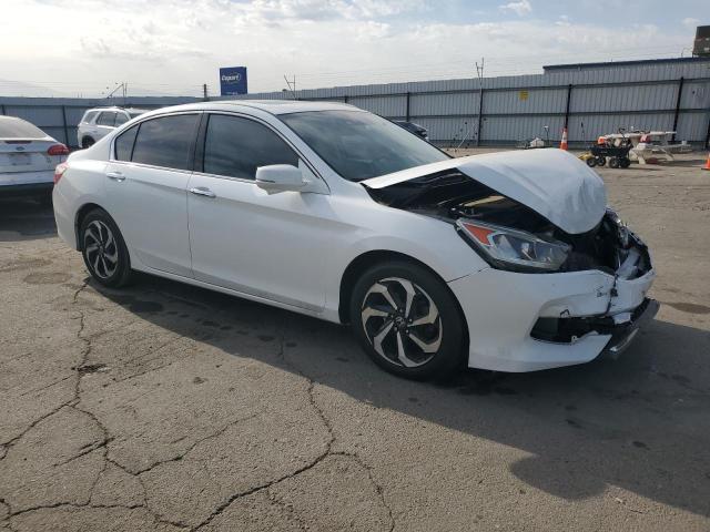 1HGCR3F09HA019651 - 2017 HONDA ACCORD EXL WHITE photo 4