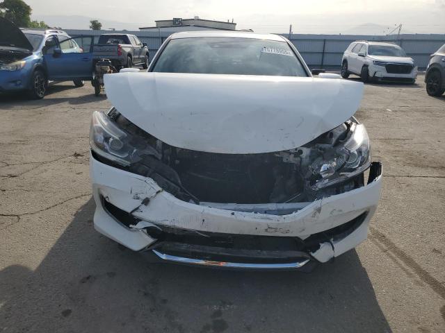 1HGCR3F09HA019651 - 2017 HONDA ACCORD EXL WHITE photo 5