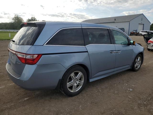 5FNRL5H92CB075089 - 2012 HONDA ODYSSEY TOURING BLUE photo 3