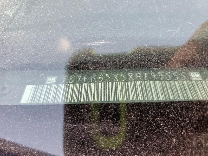 1GYFK63838R199555 - 2008 CADILLAC ESCALADE LUXURY Чорний фото 13