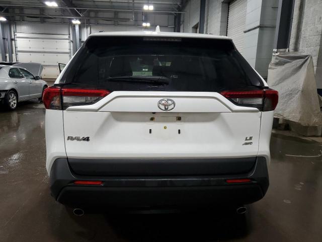 JTMF1RFV6KD043560 - 2019 TOYOTA RAV4 LE Սպիտակ լուսանկար 6