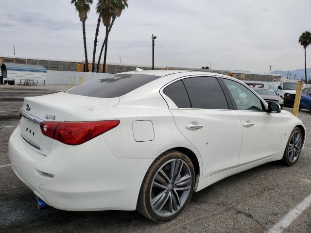 JN1BV7AP9FM350763 - 2015 INFINITI Q50 BASE WHITE photo 3