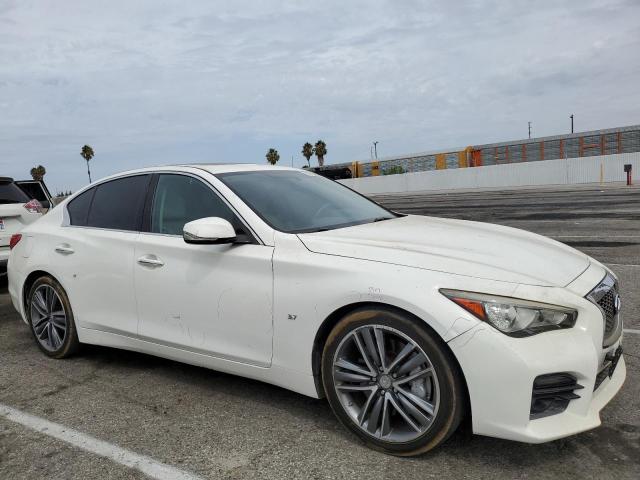JN1BV7AP9FM350763 - 2015 INFINITI Q50 BASE WHITE photo 4