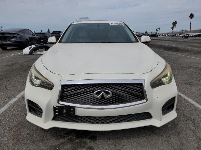 JN1BV7AP9FM350763 - 2015 INFINITI Q50 BASE WHITE photo 5