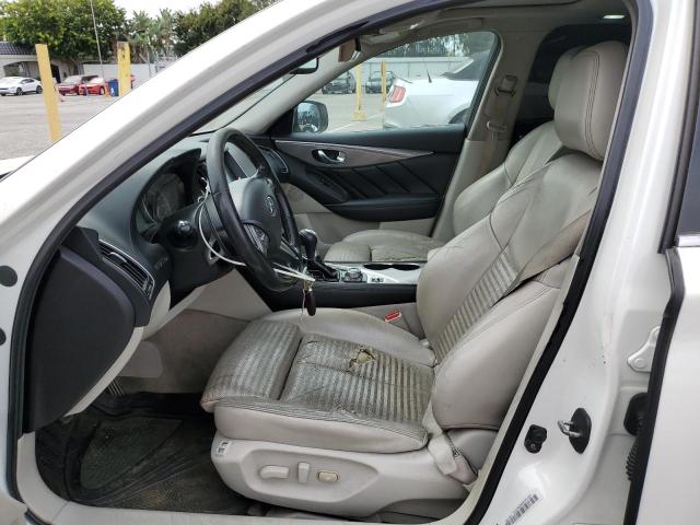 JN1BV7AP9FM350763 - 2015 INFINITI Q50 BASE WHITE photo 7