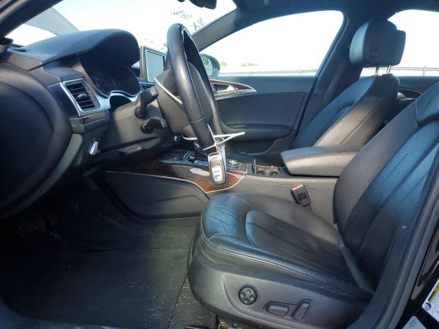 WAUGGAFC9DN036860 - 2013 AUDI A6 PREMIUM PLUS შავი ფოტო 7