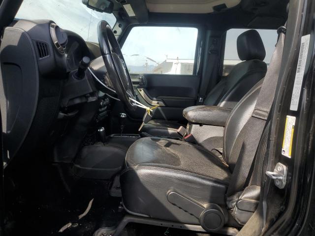 1C4BJWEG0GL288822 - 2016 JEEP WRANGLER U SAHARA BLACK photo 7