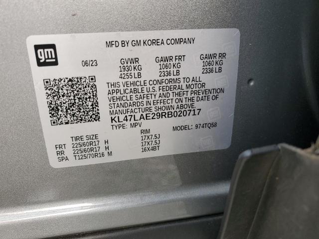 KL47LAE29RB020717 - 2024 BUICK ENVISTA PREFERRED Gümüş fotoğraf 13