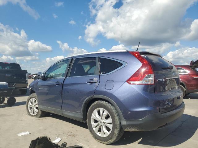 5J6RM3H77CL039583 - 2012 HONDA CR-V EXL BLUE photo 2