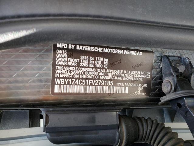 WBY1Z4C51FV279185 - 2015 BMW I3 REX WHITE photo 12