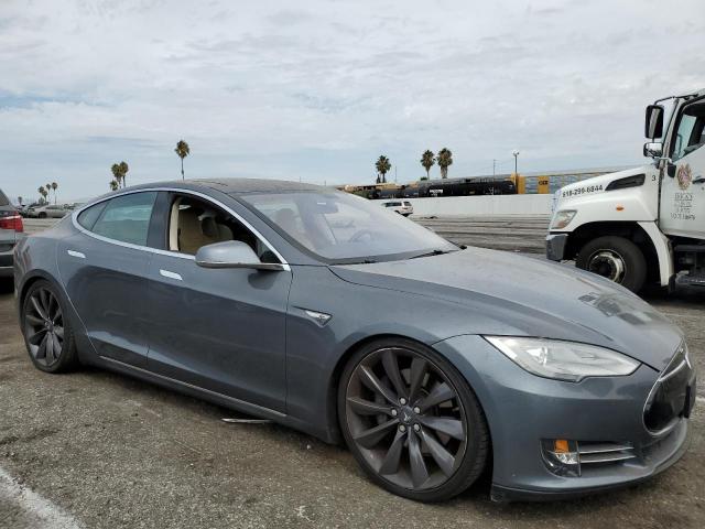 5YJSA1CPXDFP17842 - 2013 TESLA MODEL S 灰色 照片 4