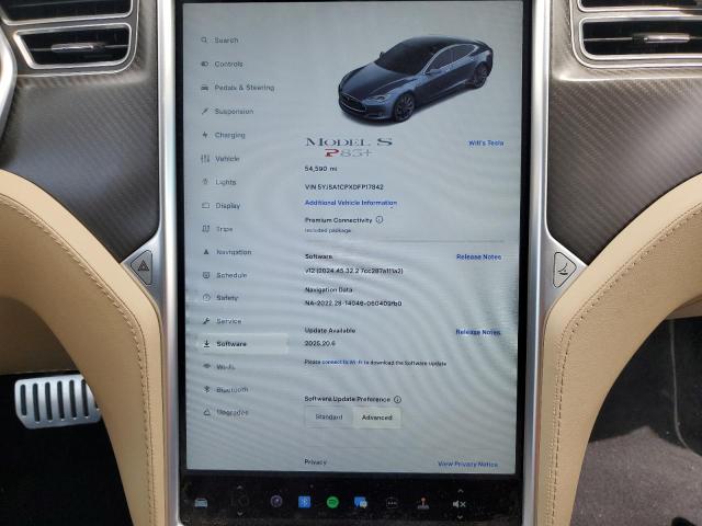 5YJSA1CPXDFP17842 - 2013 TESLA MODEL S 灰色 照片 9