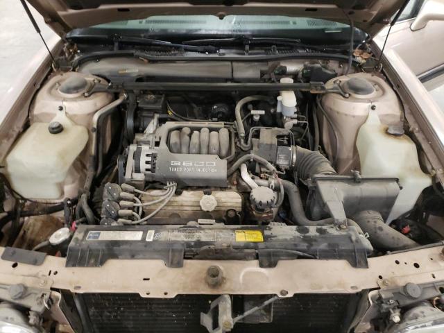 1G4HR53L7PH492433 - 1993 BUICK LESABRE LIMITED TAN photo 11