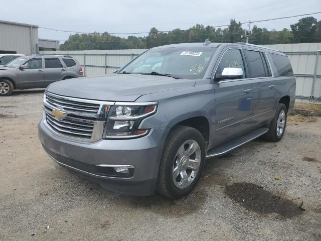 1GNSCJKC3JR258451 - 2018 CHEVROLET SUBURBAN C1500 PREMIER GRAY photo 1