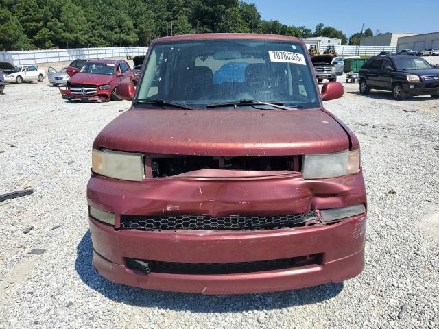 JTLKT324464092754 - 2006 TOYOTA SCION XB BURGUNDY photo 5