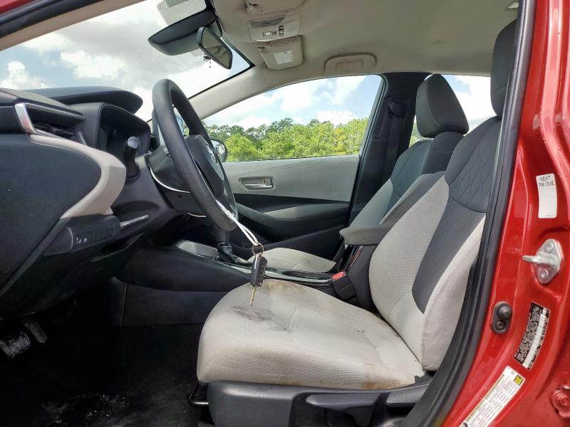 5YFEPMAE6MP187520 - 2021 TOYOTA COROLLA LE წითელი ფოტო 7