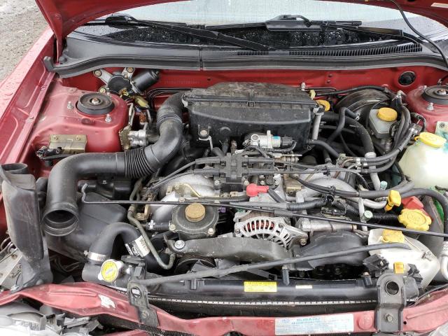 JF1SF65671G708056 - 2001 SUBARU FORESTER S წითელი ფოტო 11