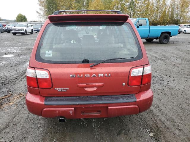 JF1SF65671G708056 - 2001 SUBARU FORESTER S წითელი ფოტო 6