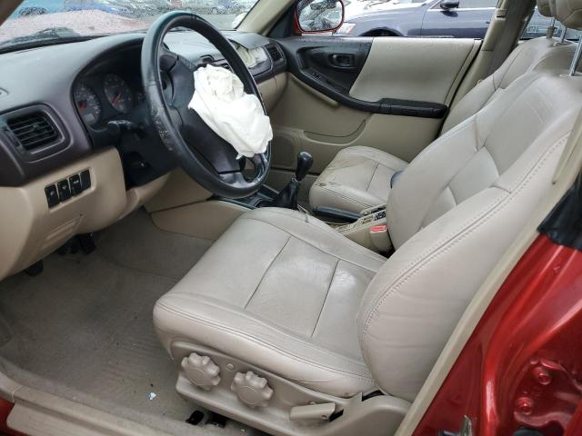 JF1SF65671G708056 - 2001 SUBARU FORESTER S წითელი ფოტო 7