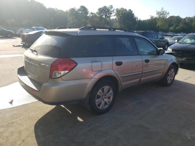 4S4BP60C787312462 - 2008 SUBARU OUTBACK GOLD photo 3