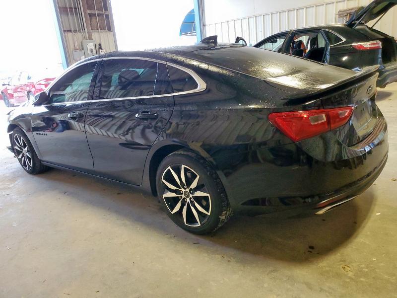 1G1ZG5ST1NF206545 - 2022 CHEVROLET MALIBU RS BLACK photo 2