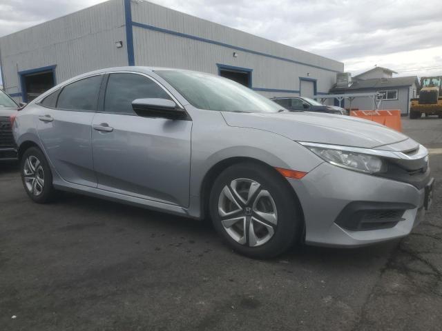 2HGFC2F50HH573182 - 2017 HONDA CIVIC LX Сріблястий фото 4