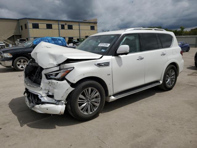 JN8AZ2ND8L9860153 - 2020 INFINITI QX80 LUXE WHITE photo 1