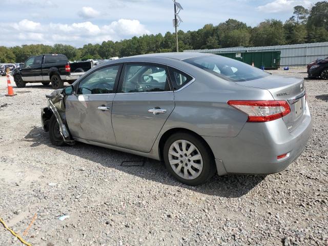 3N1AB7AP8DL623896 - 2013 NISSAN SENTRA 1.8 S SILVER photo 2