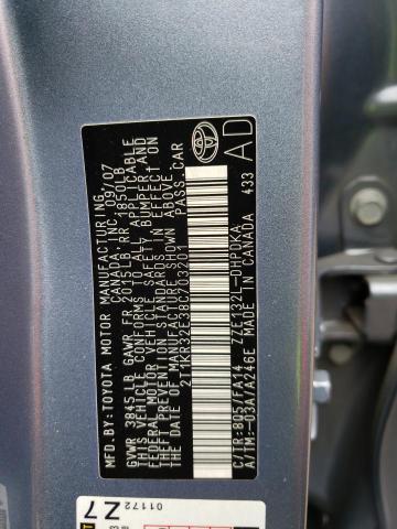 2T1KR32E38C703201 - 2008 TOYOTA COROLLA MA XR TURQUOISE photo 12