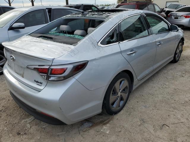 KMHE34L17HA054857 - 2017 HYUNDAI SONATA HYBRID SILVER photo 3