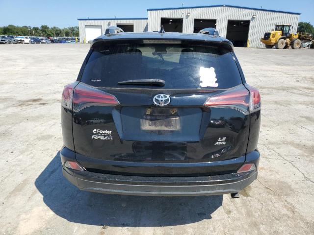 2T3BFREV4JW706692 - 2018 TOYOTA RAV4 LE შავი ფოტო 6