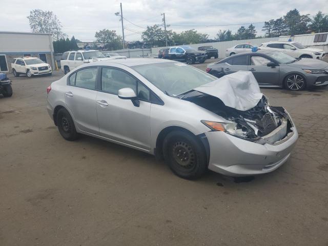 19XFB2F59CE095656 - 2012 HONDA CIVIC LX GRAY photo 4